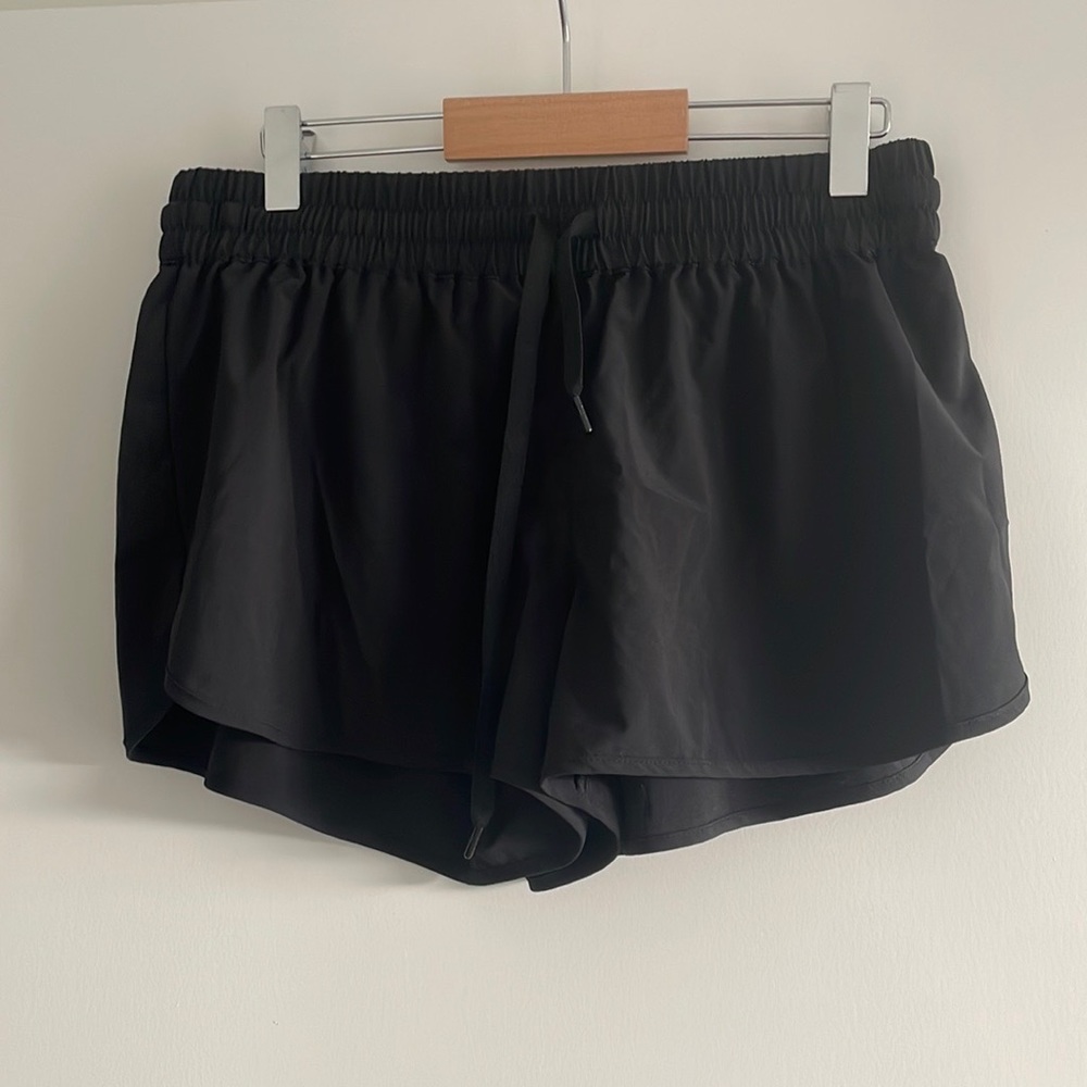 TNA Women's Black Athletic Running Shorts